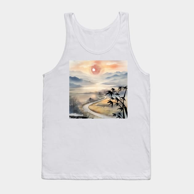 Korean painting, beautiful ink painting Tank Top by zzzozzo